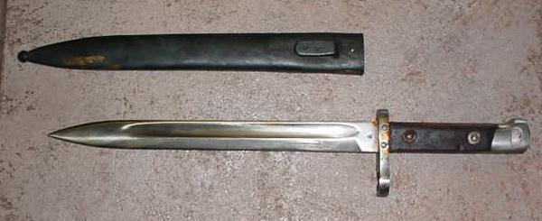 Bayonet M95/34 Steyr 8X56R Straight Pull Carbine