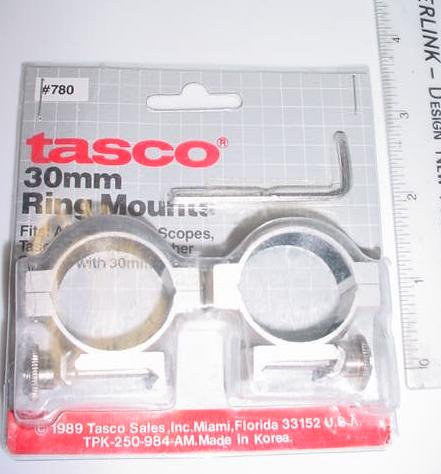 30mm Weaver Base Silver Low Profile Scope Rings 30mm Weaver Base Silver Low Profile Scope Rings
