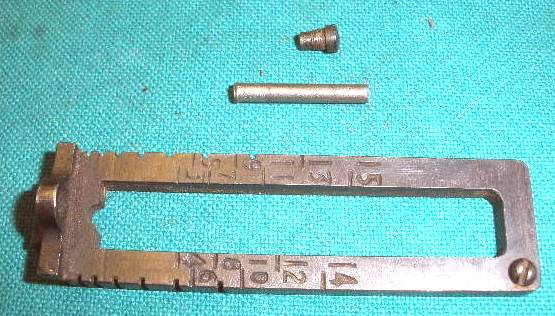 Rear Sight Parts, Japanese Arisaka Rifle - Click Image to Close