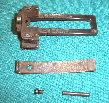 Rear Sight Leaf and Spring, Japanese Arisaka