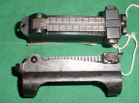 Czech VZ 24/47 Mauser Rear Sight and Base