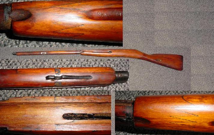 Stock M91/30 Russian Mosin Nagant, UNUSUAL SPLICE #2 - Click Image to Close