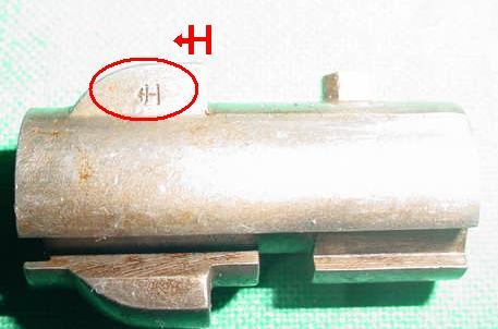 Bolt Head W/ Ext- WESTINGHOUSE H w/ ARROW -Mosin Nagant Rifles