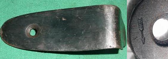 Buttplate, MILLED Wide 40mm, Mosin Nagant Rifles