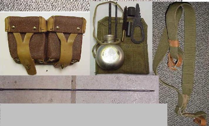 Ammo Pouch & Cleaning Kit Combo, Mosin Nagant - Click Image to Close