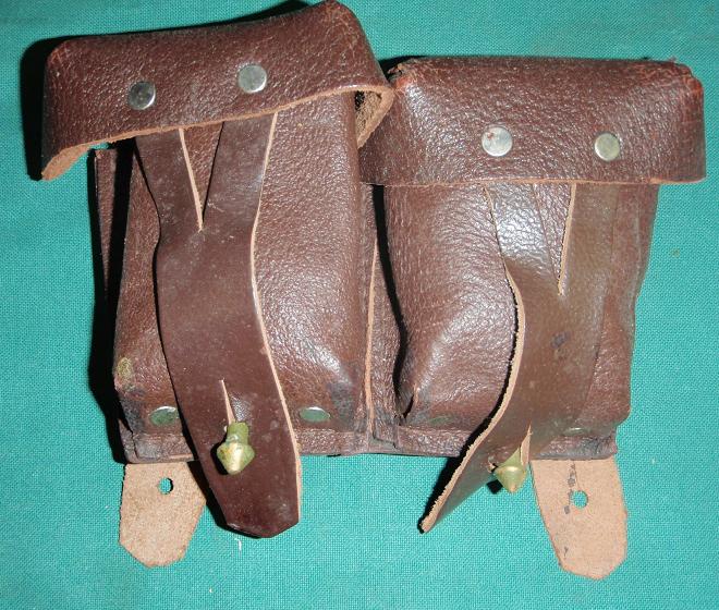 Pouch Brown Leather, Russian Mosin Nagant