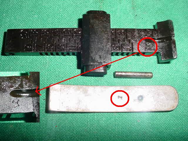 Rear Sight Leaf and Spring - TULA - M91/30 Mosin Nagant Rifle Rear Sight Leaf and Spring - TULA - M91/30 Mosin Nagant Rifle