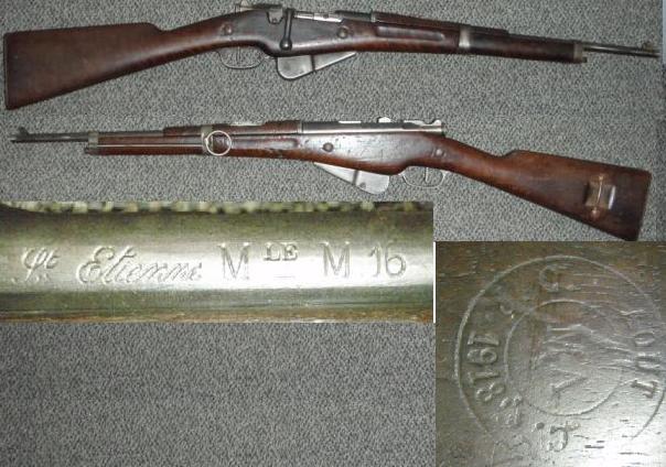 French 1916 Berthier Carbine 8mm Lebel - Click Image to Close