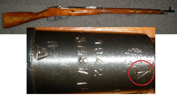 Russian M91/30 1942 Izhvesk DDR Marked (Triangle "1") - Click Image to Close