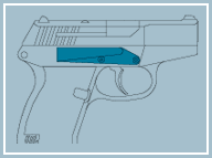 P-11 Belt Clip Blued Kel-Tec Pistol