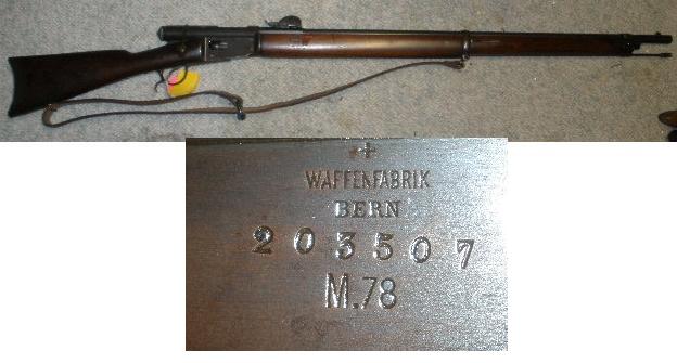 Swiss M78 Vetterli .41 Caliber VG-EXC - Click Image to Close