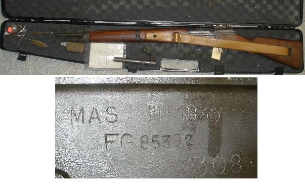 French MAS 36 Rifle .308 Caliber - Click Image to Close