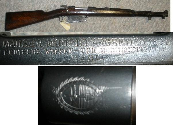 Argentina M1891 7.65 Bolt Action Carbine - Click Image to Close