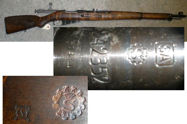 Finnish M39 Mosin Nagant 1944 SAKO SA Marked VG-EXC - Click Image to Close