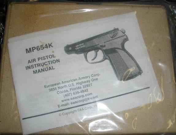 Russian Makarov BB CO2 Pistol MP654K - Click Image to Close