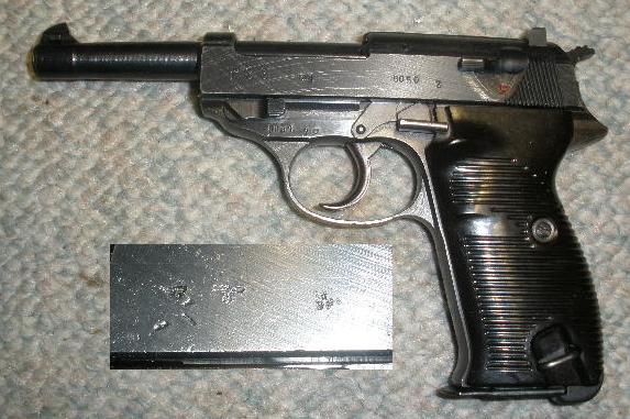 German P38 cvq Pistol No Import Mark EXC