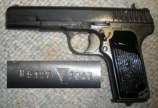 Polish Tokarev 7.62X25 Pistol FB Radom 1947