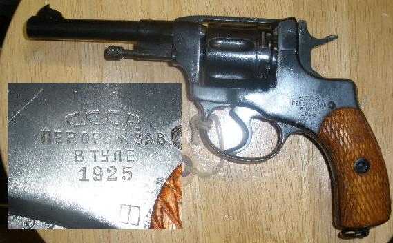 Russian M1895 Nagant Revolver 7.62x38r 1925 CCCP