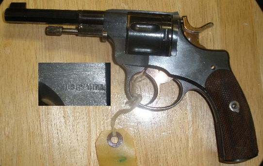 Swedish M1887 7.5 Husqvarna Nagant Revolver - Click Image to Close