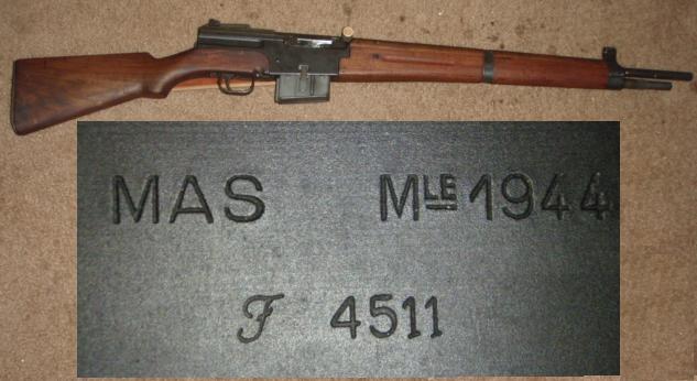 French Model 1944 7.5 Semiauto Rifle