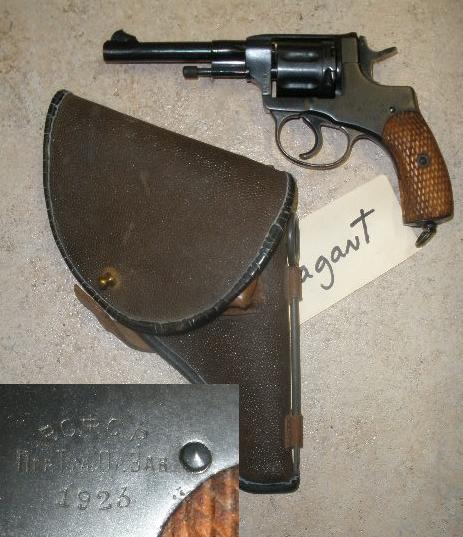 Russian M1895 Nagant Revolver 7.62x38r 1923 CCCP - Click Image to Close