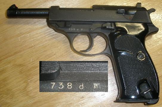 Walther P38 Pistol - Click Image to Close