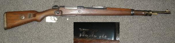German Model 98 Rifle 1939 Cal. 8mm