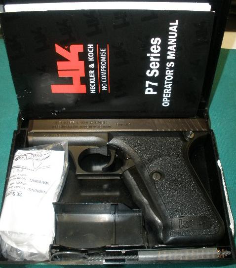 HK P7 9x19 Pistol EXC 1 Magazine - Click Image to Close