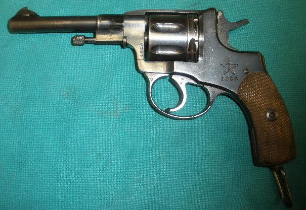 Russian M1895 Nagant Revolver 7.62x38r 1936 Tula Non-Import - Click Image to Close