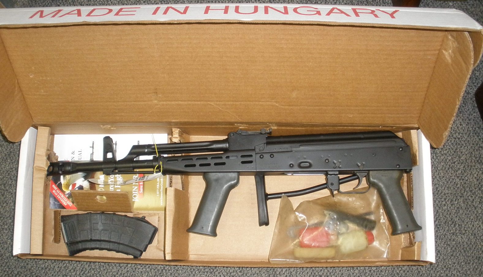 Hungarian AMD-65 7.62X39 Rifle - Click Image to Close