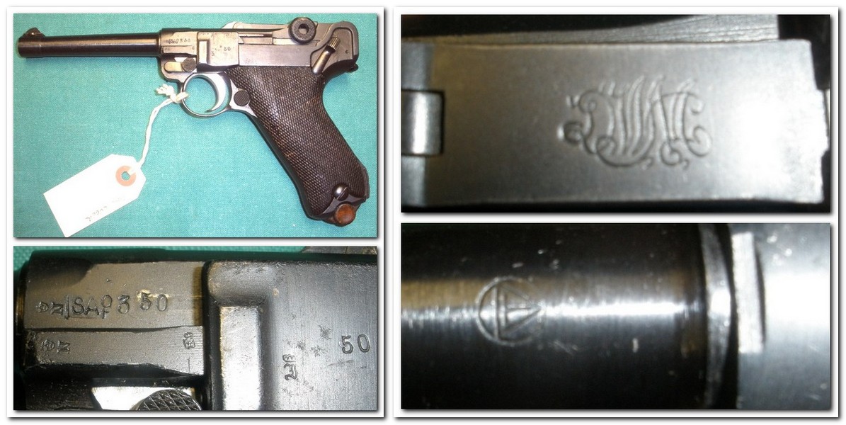 Finnish M/23 Luger Tikka Barrel SA Marked DWM - Click Image to Close