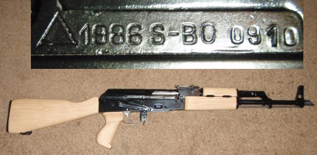 Egyptian MISR AK 7.62X39 Rifle