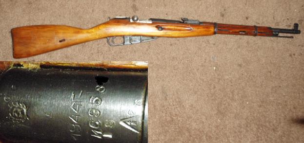 Russian M1938 7.62X54R Carbine Dated 1944 UNISSUED