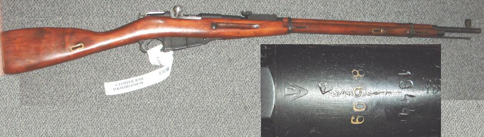 Russian M91/30 1944 HEX Izhvesk Mosin Nagant Rifle - Click Image to Close