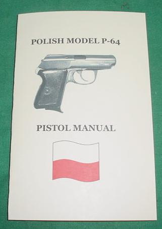 Booklet Polish P-64 Pistol Manual - Click Image to Close