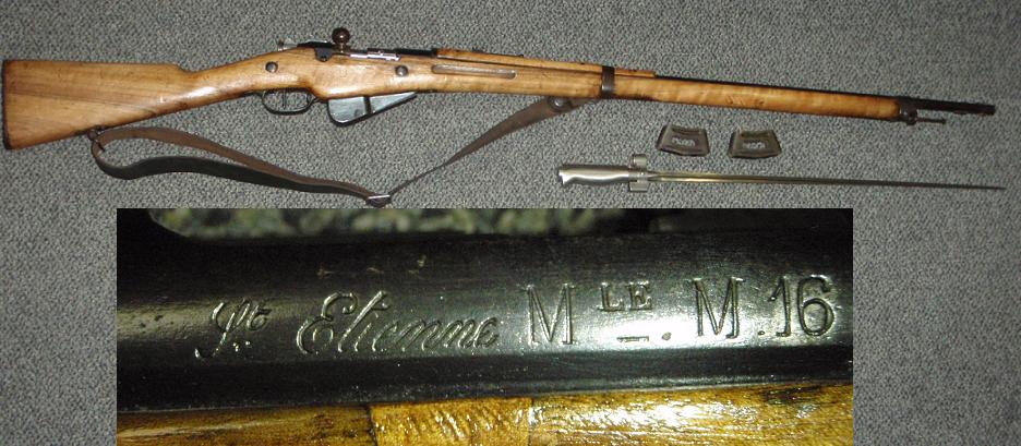 French M1916 Berthier Rifle 8mm - Click Image to Close