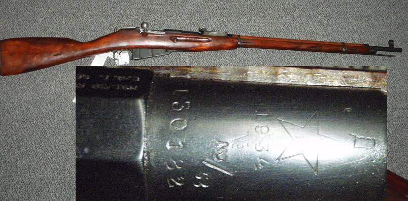 Russian M91/30 MO Marked TULA 1934 /53