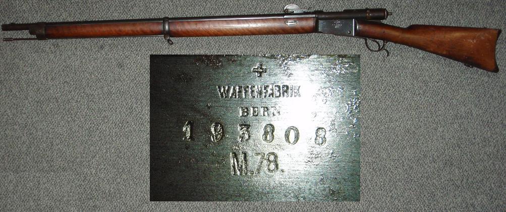 Swiss M78 Vetterli .41 Caliber - Click Image to Close