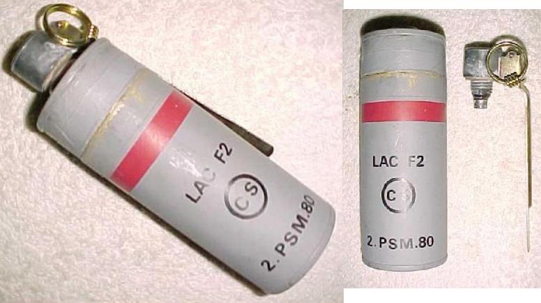 French LAC F2 Gas Grenade - Click Image to Close