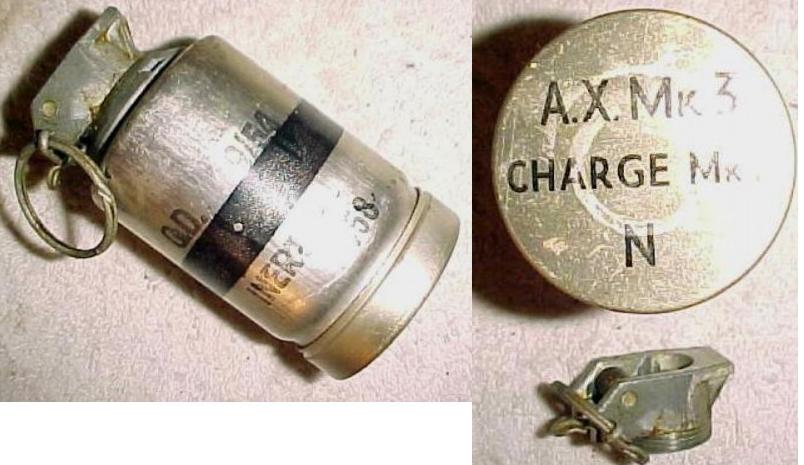 British Naval AX Mk3 Echo Location Grenade - Click Image to Close