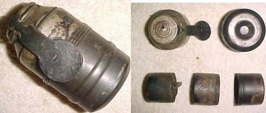 Hungarian M37 WW2 Grenade Inert