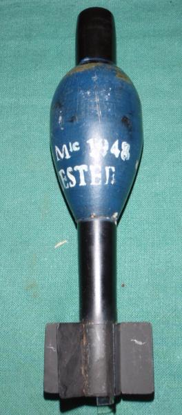 French 5 cm Rifle Grenade 1953 Inert - Click Image to Close