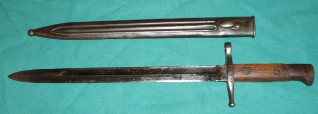 Italian M1891 Bayonet, Metal Scabbard - Click Image to Close