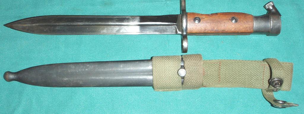 Hakim Rifle Bayonet with Scabbard - Click Image to Close