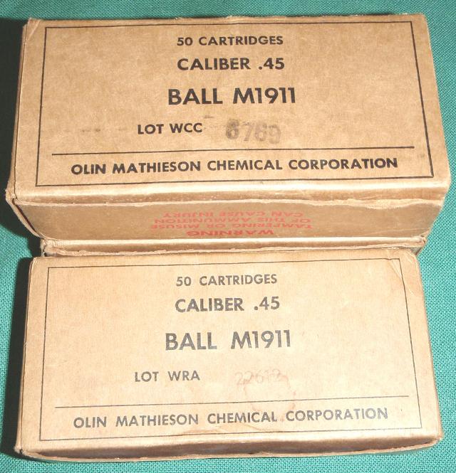 45 ACP US 50rd Boxes