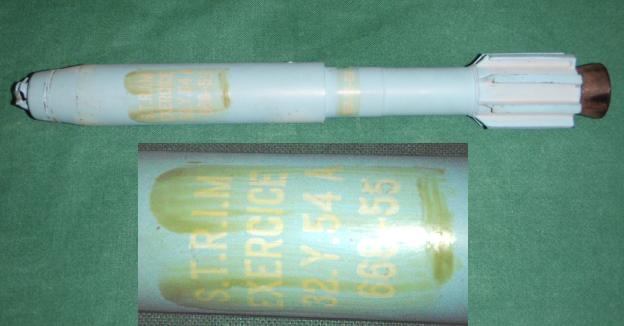 French STRIM Rifle Grenade, INERT - Click Image to Close