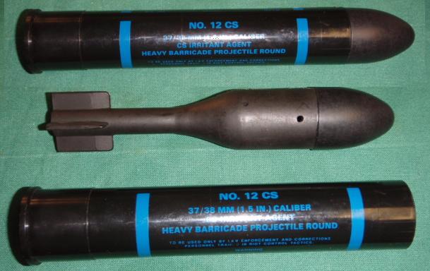 CS 37MM Heavy Barricade Projectile DEF-TEC No 12 CS - Click Image to Close