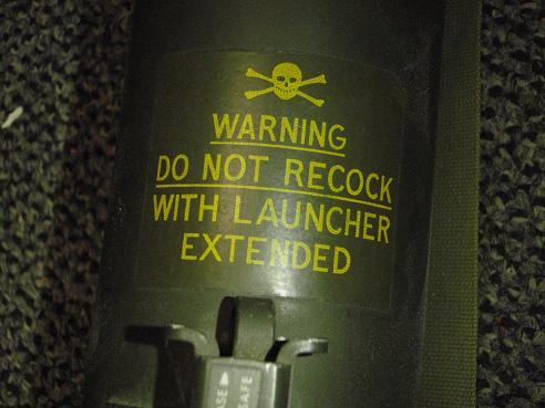 US M72 LAWS Rocket Tube Dated 1965