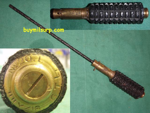 British No. 3 Mk II WW1 Rifle Grenade (P89-16)