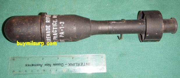US M11 A3 Practice Rifle Grenade Dated 5-46 - Click Image to Close